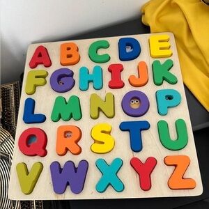 Wooden alphabet toy / board